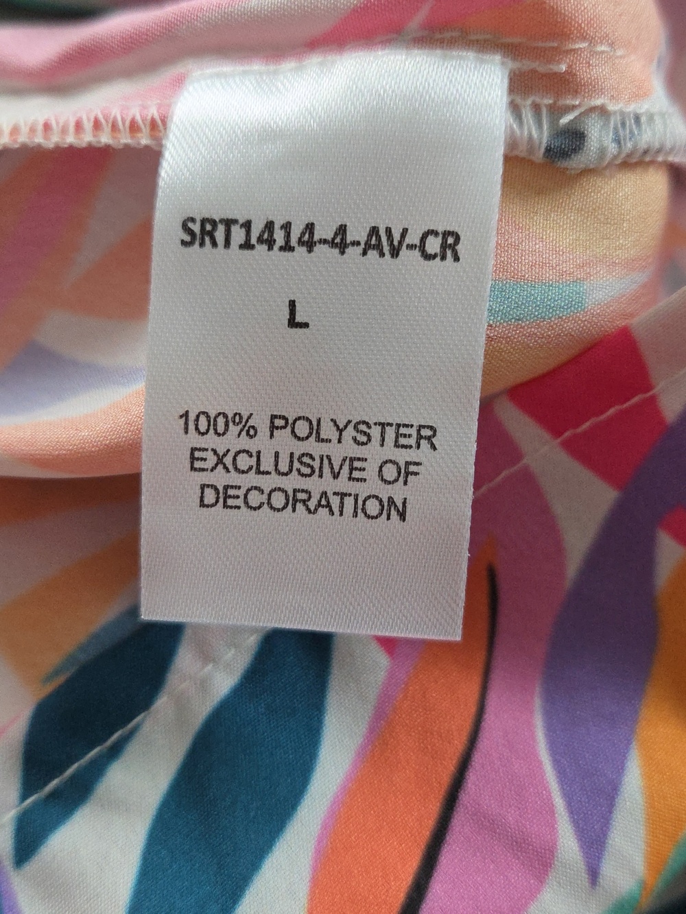 NWT THML Multicolor Floral Ruffle Sleeve Top - Picture 3 of 3